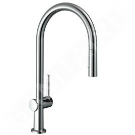 Hansgrohe M54 - Mitigeur d'évier Talis avec douchette extractible, EcoSmart, chrome 72842000