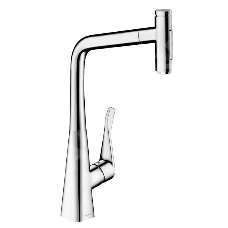 Hansgrohe M71 - Mitigeur d'évier M7117-H320 avec douchette extractible, sBox, chrome 73816000