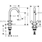 Hansgrohe Logis - Mitigeur d’évier, chrome 71280000