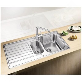 Blanco Dinas 6 - Évier, 1000x500 mm, inox brossé 523375