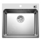 Blanco Etagon 500 - Évier, 540x500 mm, avec commande du vidage et rails, inox 521748 Blanco Etagon 500 - Évier, 540x500 mm, avec commande du vidage et rails, inox 521748