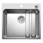 Blanco Etagon 500 - Évier, 540x500 mm, avec commande du vidage et rails, inox 521748 Blanco Etagon 500 - Évier, 540x500 mm, avec commande du vidage et rails, inox 521748