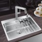 Blanco Etagon 500 - Évier, 540x500 mm, avec commande du vidage et rails, inox 521748 Blanco Etagon 500 - Évier, 540x500 mm, avec commande du vidage et rails, inox 521748