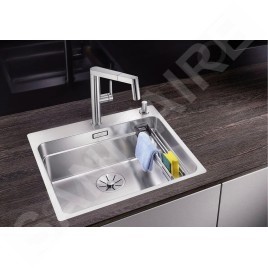 Blanco Etagon 500 - Évier, 540x500 mm, avec commande du vidage et rails, inox 521748