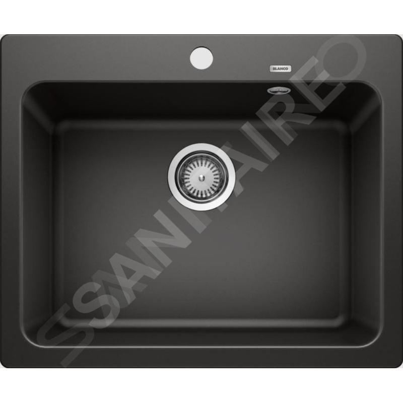 Blanco Naya 6 - Évier en silgranit, 615x510 mm, noir 525941