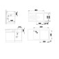 Blanco Sona 5 - Évier en silgranit, 860x500 mm, noir 525972