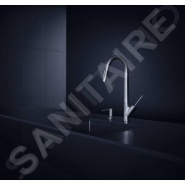 Axor Uno - Distributeur de savon liquide, 500 ml, chrome 42818000