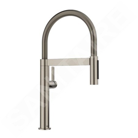 Blanco Culina S - Mitigeur d’évier avec bras flexible et douchette, platine 527703