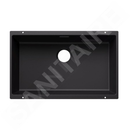 Blanco Subline 700 - Évier en silgranit, 70x40 cm, noir 527802
