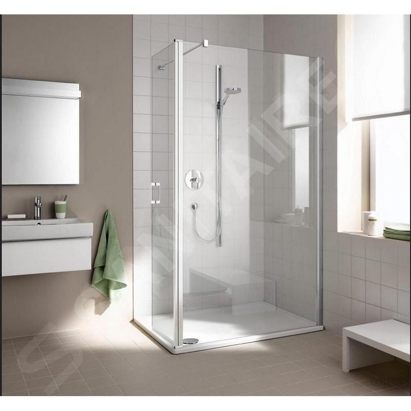 Kermi CADA XS - Paroi de douche TFR, 90x200 cm, droite, argent brillant/verre transparent CKTFR09020VPK
