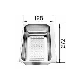 Blanco Accessoires - Vide-sauce Metra pour petits bacs d’évier, inox 217796