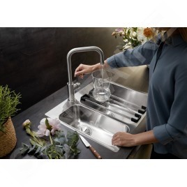 Blanco Jandora - Mitigeur d'évier, inox brossé 526615