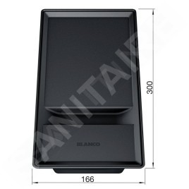 Blanco Collectis 6 - Évier en silgranit 1000x510 mm, avec commande de vidage et accessoires, noir 525866