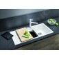 Blanco Collectis 6 - Évier en silgranit 1000x510 mm, avec commande de vidage et accessoires, noir 525866