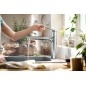 Hansgrohe Zesis M33 - Mitigeur d'évier avec douchette extractible, sBox, chrome 74823000