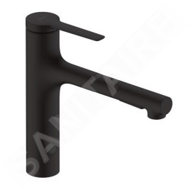 Hansgrohe Zesis M33 - Mitigeur d’évier avec douchette extractible, sBox, noir mat 74823670