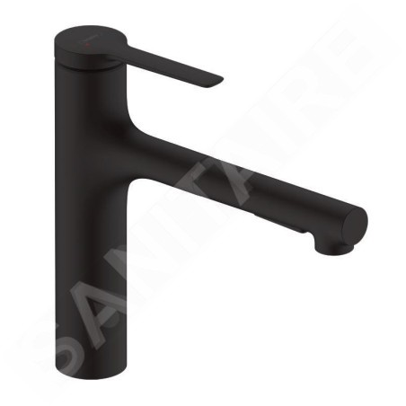 Hansgrohe Zesis M33 - Mitigeur d’évier avec douchette extractible, sBox, noir mat 74823670