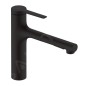 Hansgrohe Zesis M33 - Mitigeur d’évier avec douchette extractible, sBox, noir mat 74823670