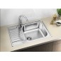 Blanco Dinas XL 6 - Évier, 780x500 mm, inox brossé 525121
