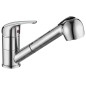 Aqualine 40 - Mitigeur d’évier avec douchette extractible, chrome 52137