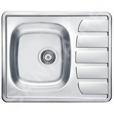 Alveus Zoom - Évier 615x500 mm, inox 1098940