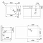 Blanco Solis 500 - Évier, 540x440 mm, inox brossé 526123 Blanco Solis 500 - Évier, 540x440 mm, inox brossé 526123