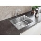 Blanco Solis 500 - Évier, 540x440 mm, inox brossé 526123 Blanco Solis 500 - Évier, 540x440 mm, inox brossé 526123