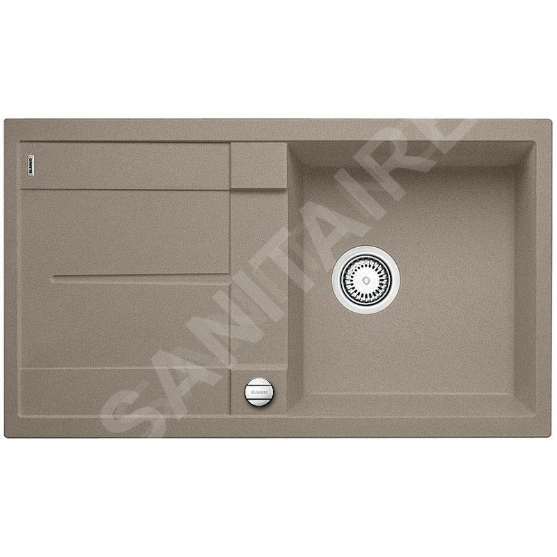 Blanco Metra 5 - Évier en silgranit, 860x500 mm, avec commande de vidage, tartufo 517348