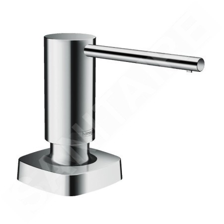 Hansgrohe Accessoires - Distributeur de savon liquide mural A71, 500 ml, chrome 40468000