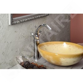 Sapho Antea - Mitigeur de lavabo avec garniture de vidage, hauteur 300 mm, chrome 3271L