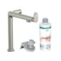 Hansgrohe Aqittura M91 - Mitigeur d'évier avec fonction de filtre, simili inox 76802800