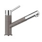 Blanco Kano S - Mitigeur d'évier avec bec extractible, gris/chrome 526952