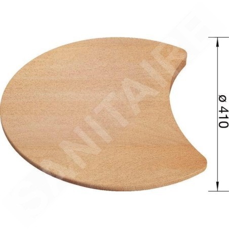 Blanco Accessoires - Planche à découper ronde, hêtre 218421