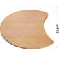 Blanco Accessoires - Planche à découper ronde, hêtre 218421 Blanco Accessoires - Planche à découper ronde, hêtre 218421