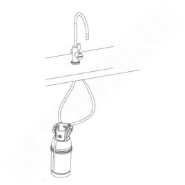 Brita mypure - Set de vannes d'évier avec filtration, chrome 1025434