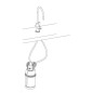 Brita mypure - Set de vannes d'évier avec filtration, chrome 1025434