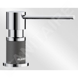 Blanco Accessoires - Distributeur de savon Lato, gris rocher / chrome 525817