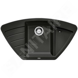 Blanco Zia 9 - Évier en silgranit, 930x510 mm, noir 526031