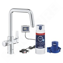 Grohe Blue Pure - Set de mitigeur d’évier Start avec filtration Ultrasafe, chrome 30594000