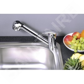 Aqualine Kasiopea - Mitigeur d’évier avec douchette extractible, chrome 1107-70