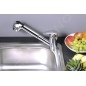 Aqualine Kasiopea - Mitigeur d’évier avec douchette extractible, chrome 1107-70 Aqualine Kasiopea - Mitigeur d’évier avec douchette extractible, chrome 1107-70