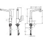 Hansa Twist - Mitigeur d’évier, chrome 09202205 Hansa Twist - Mitigeur d’évier, chrome 09202205