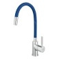 Novaservis Ferro - Mitigeur d’évier avec bras flexible, bleu/chrome 70710,0MD