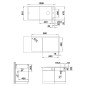 Blanco Axia III XL 6 - Évier en silgranite, 1000x510 mm, avec accessoires, InFino, anthracite 523510