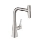 Hansgrohe Metris Select - Mitigeur d’évier 240 avec sortie extractable, aspect inox 14857800