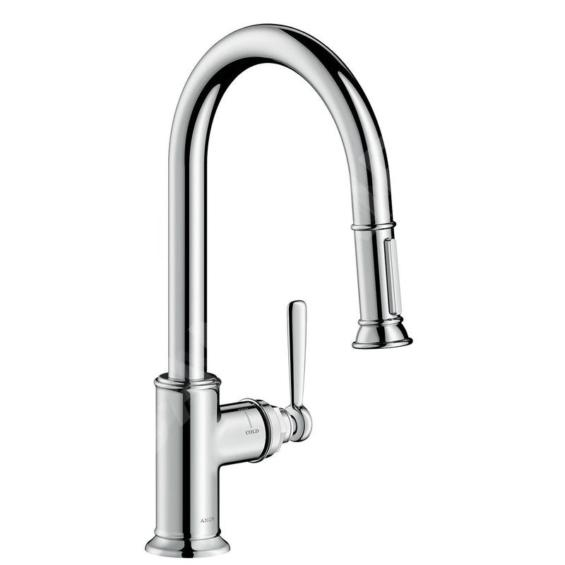 Axor Montreux - Mitigeur d’évier avec douchette extractible, chrome 16581000