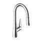 Hansgrohe Talis M51 - Mitigeur d'évier Talis avec douchette extractible, chrome 72817000