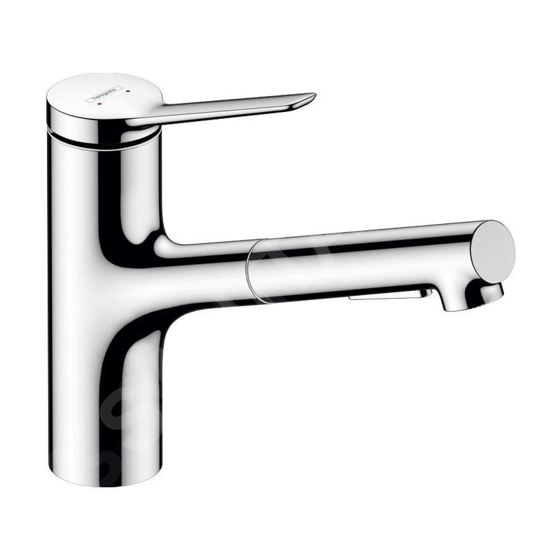Hansgrohe Zesis M33 - Mitigeur d'évier avec douchette extractible, sBox, chrome 74821000
