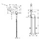 Hansgrohe Zesis M33 - Mitigeur d'évier avec douchette extractible, sBox, chrome 74821000