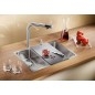 Blanco Andano 340/180 - Évier, 585x440 mm, inox 522973 Blanco Andano 340/180 - Évier, 585x440 mm, inox 522973